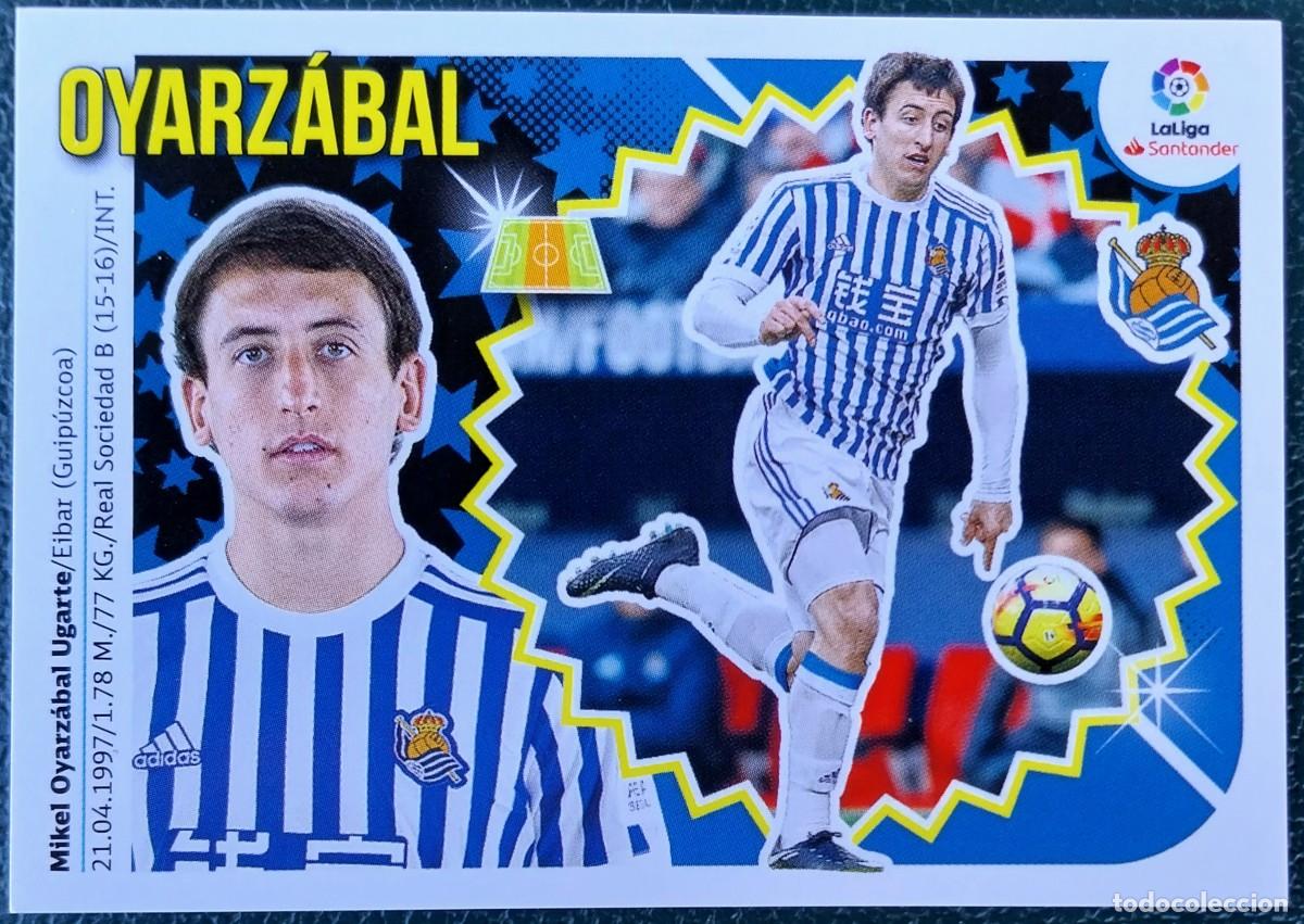 Cromos de f&uacute;tbol: 12 OYARZABAL REAL SOCIEDAD CROMOS ALBUM EDICIONES ESTE 2018 2019 18 19
