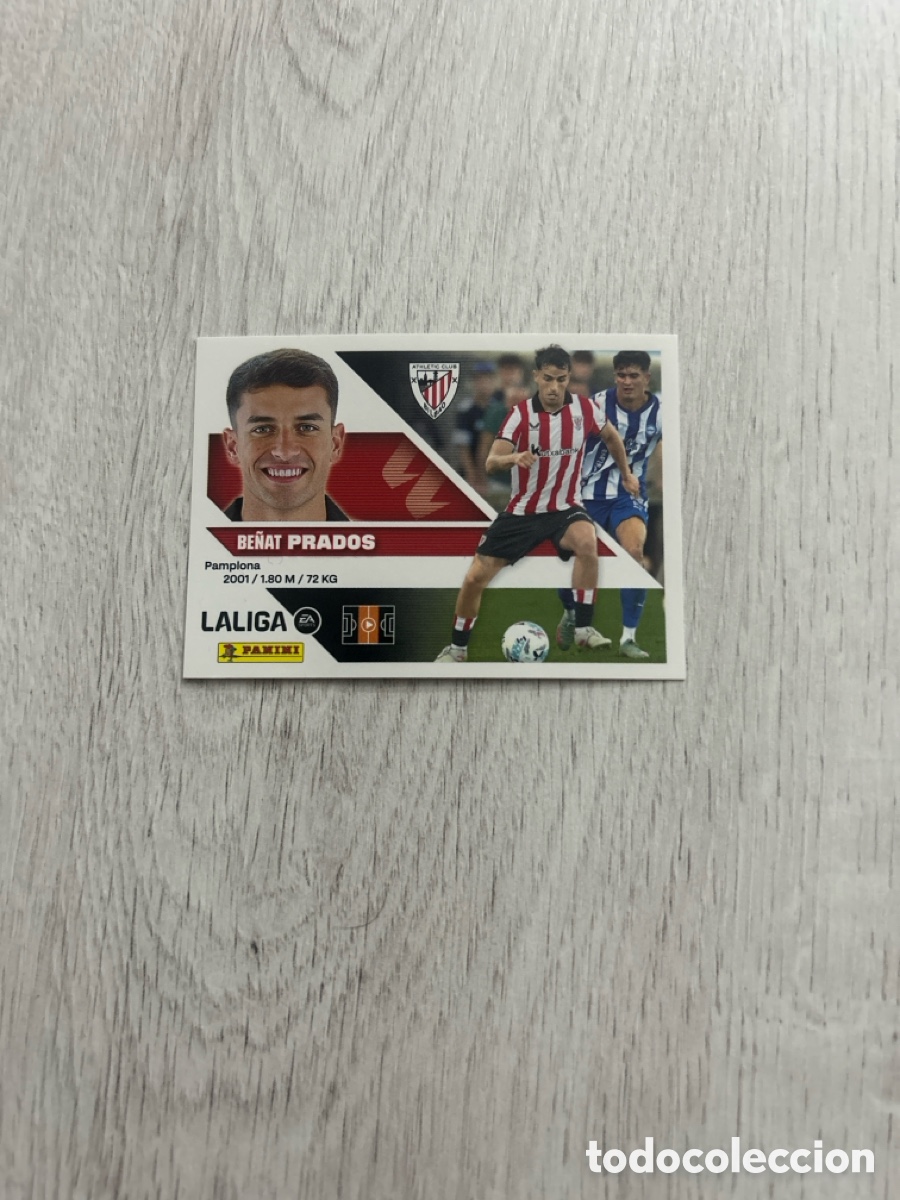 Cromos de f&uacute;tbol: Be&ntilde;at Prados 13bis 13 BIS COLOCA Athletic Club Segunda 2 Edici&oacute;n Liga Este 2026/27 26-27 Panini