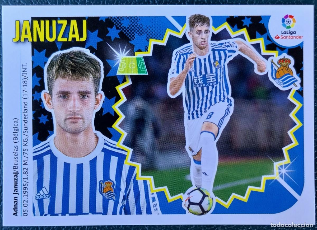 Cromos de f&uacute;tbol: 14 JANUZAJ REAL SOCIEDAD CROMOS ALBUM EDICIONES ESTE 2018 2019 18 19