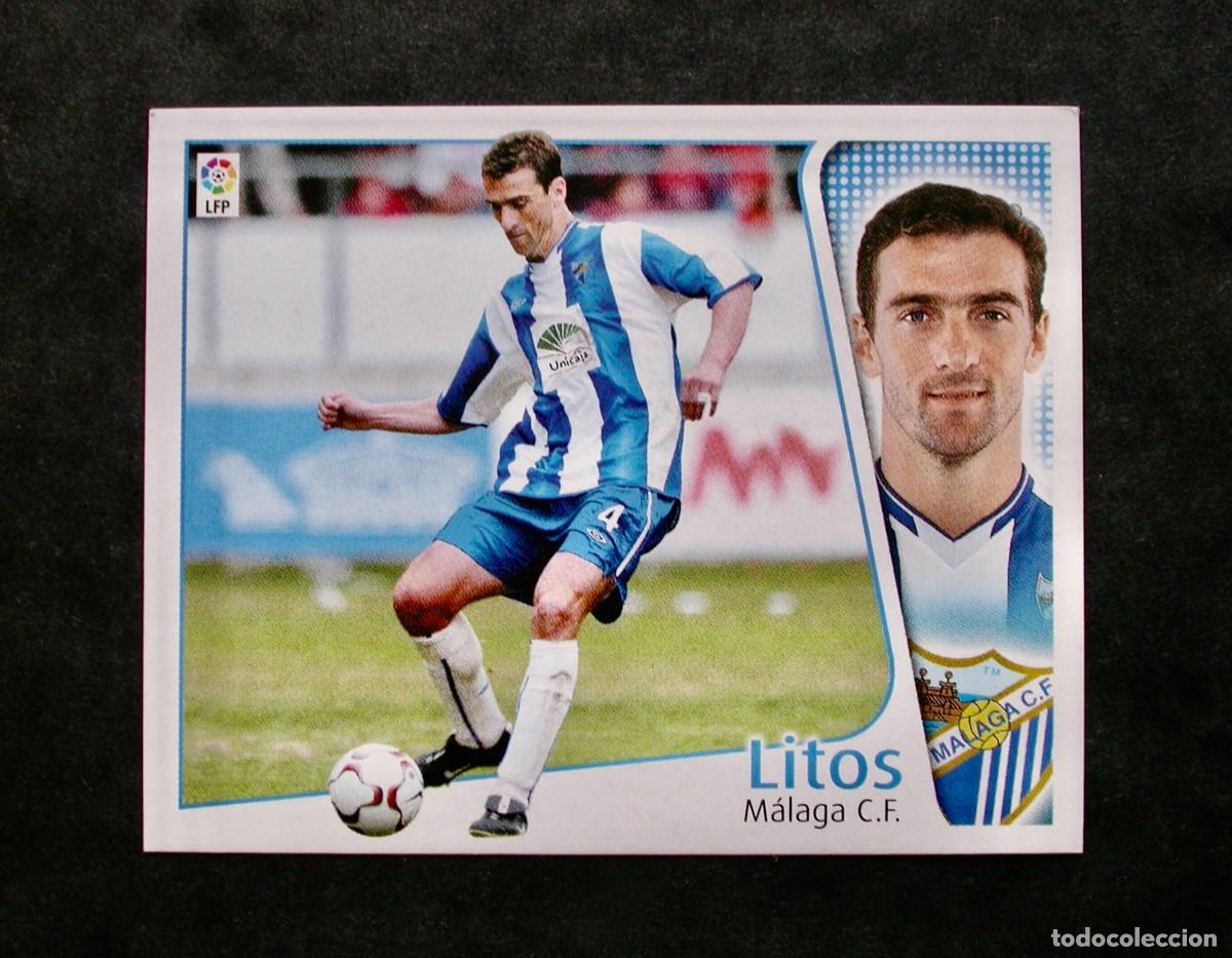 Cromos de f&uacute;tbol: LITOS / M&Aacute;LAGA / EDICIONES ESTE LIGA 2004-2005 04-05 / NUNCA PEGADO
