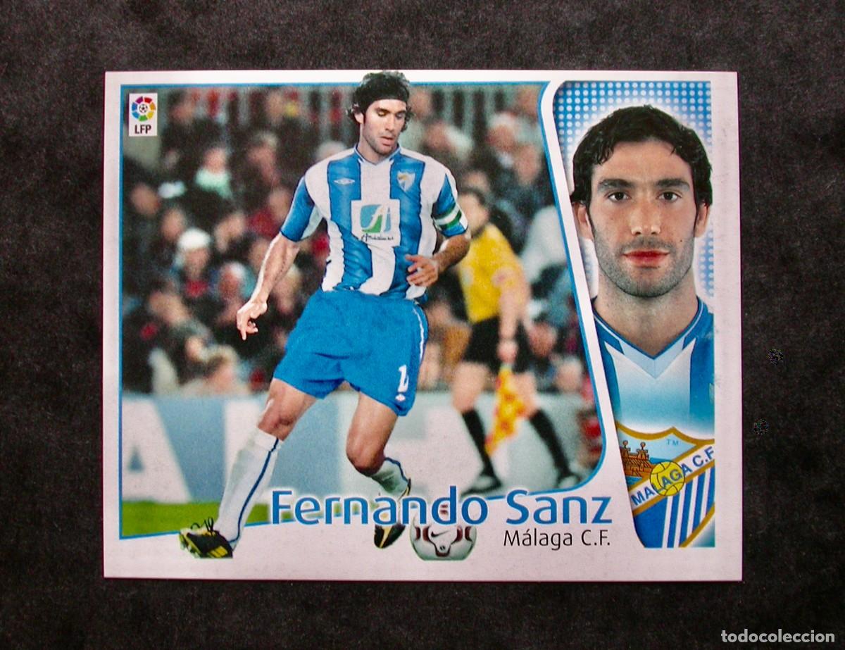 Cromos de f&uacute;tbol: FERNANDO SANZ / M&Aacute;LAGA / EDICIONES ESTE LIGA 2004-2005 04-05 / NUNCA PEGADO