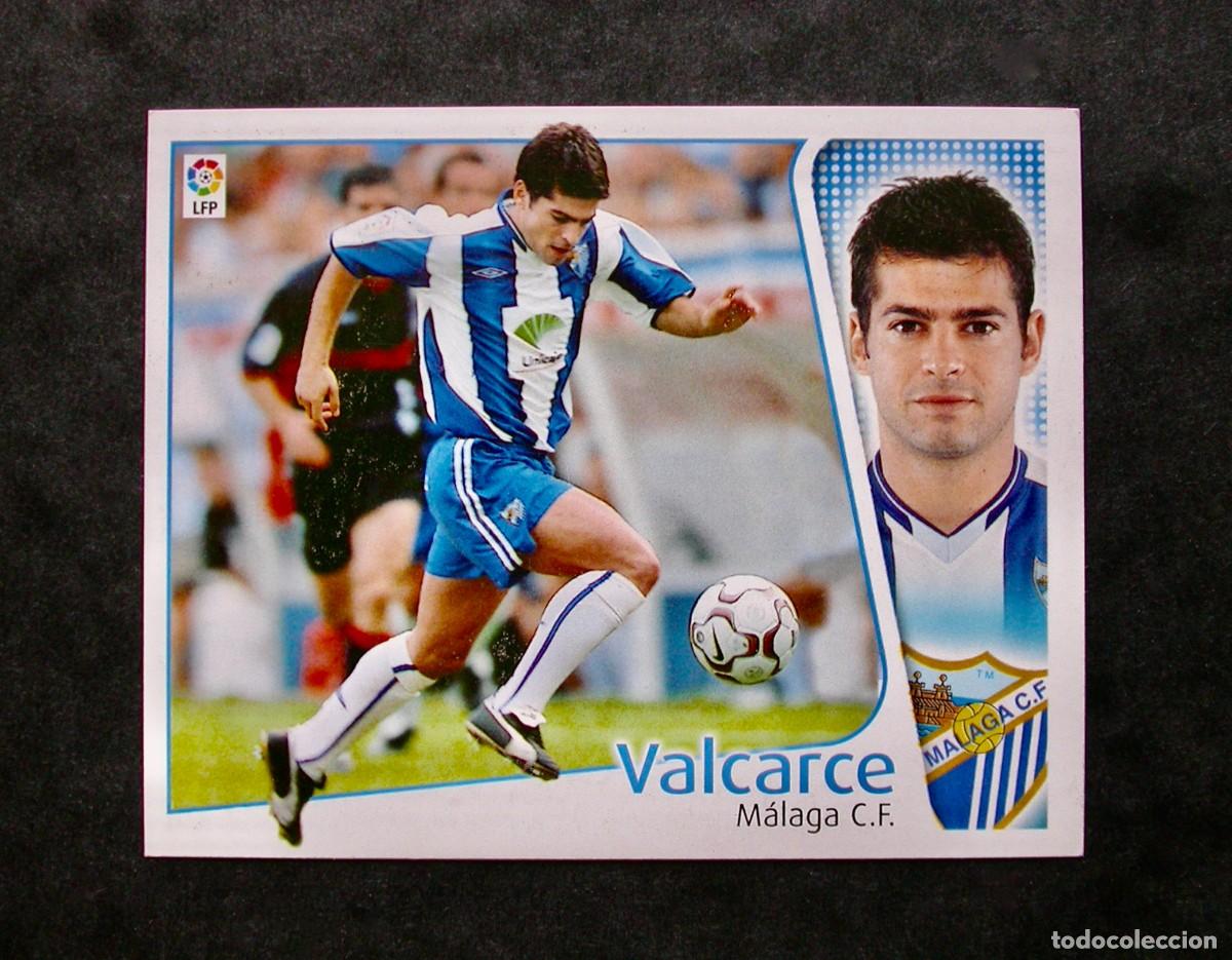 Cromos de f&uacute;tbol: VALCARCE / M&Aacute;LAGA / EDICIONES ESTE LIGA 2004-2005 04-05 / NUNCA PEGADO