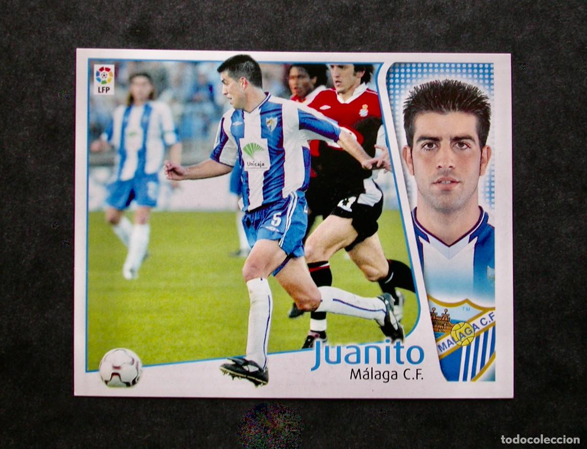 Fu&szlig;ball-Sticker: JUANITO / M&Aacute;LAGA / EDICIONES ESTE LIGA 2004-2005 04-05 / NUNCA PEGADO