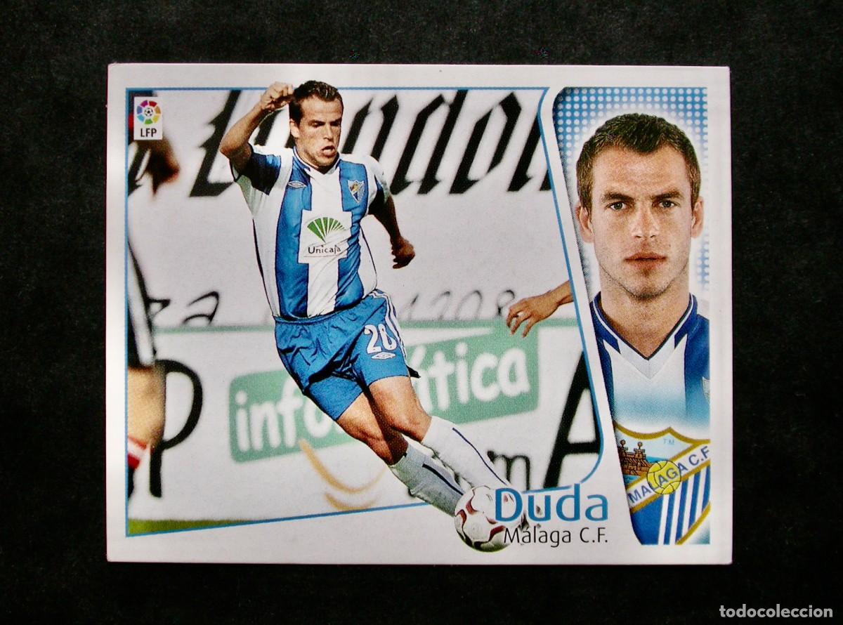 Fu&szlig;ball-Sticker: DUDA / M&Aacute;LAGA / EDICIONES ESTE LIGA 2004-2005 04-05 / NUNCA PEGADO