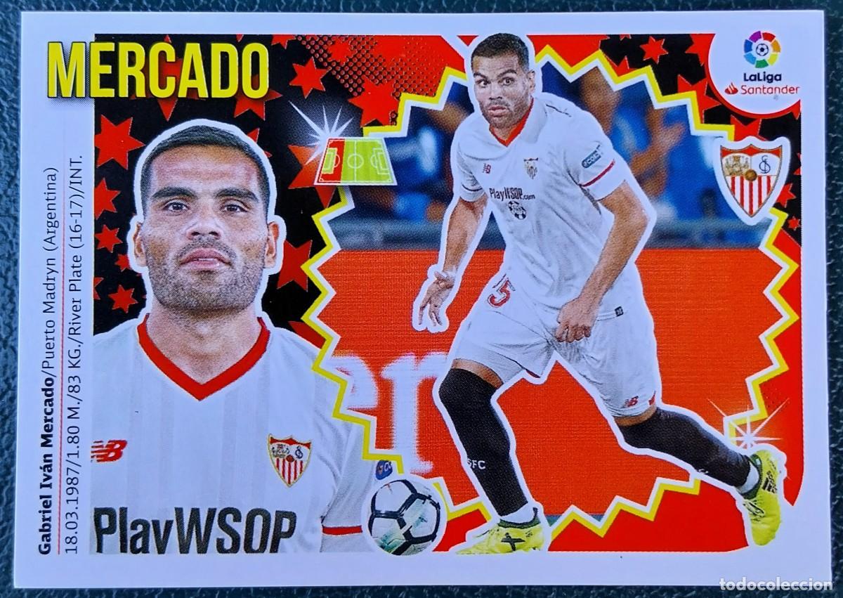 Cromos de f&uacute;tbol: 4 MERCADO SEVILLA FC CROMOS ALBUM EDICIONES ESTE 2018 2019 18 19