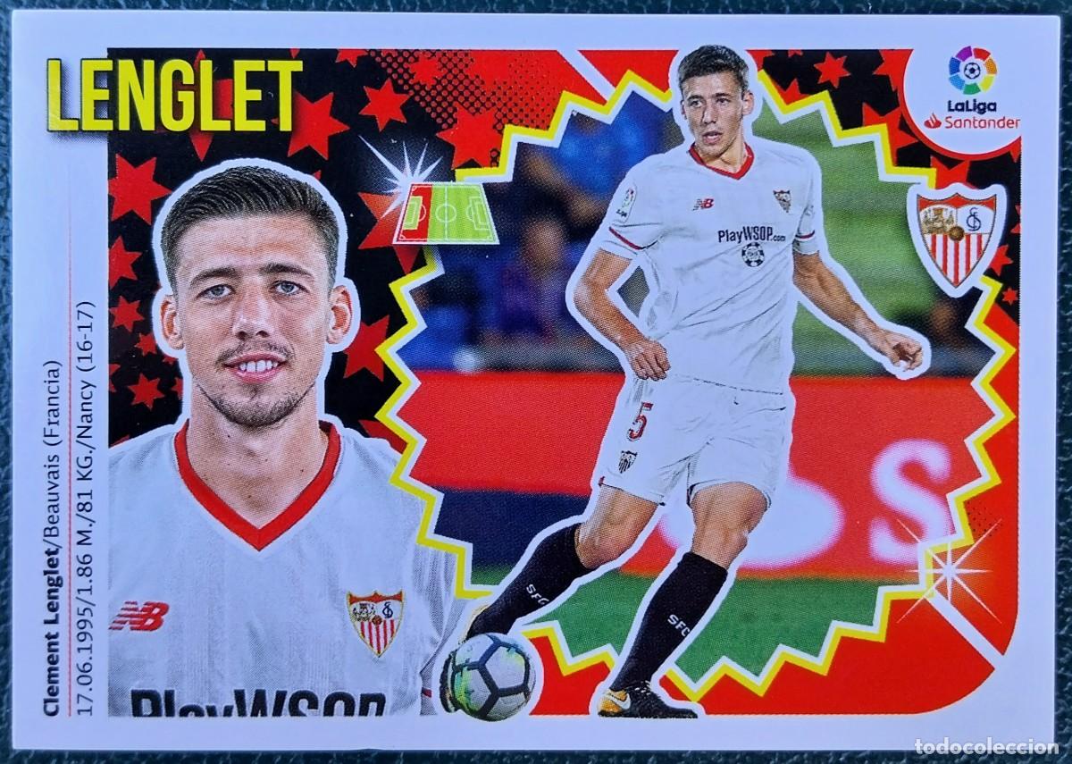 Cromos de f&uacute;tbol: 6 LENGLET SEVILLA FC CROMOS ALBUM EDICIONES ESTE 2018 2019 18 19