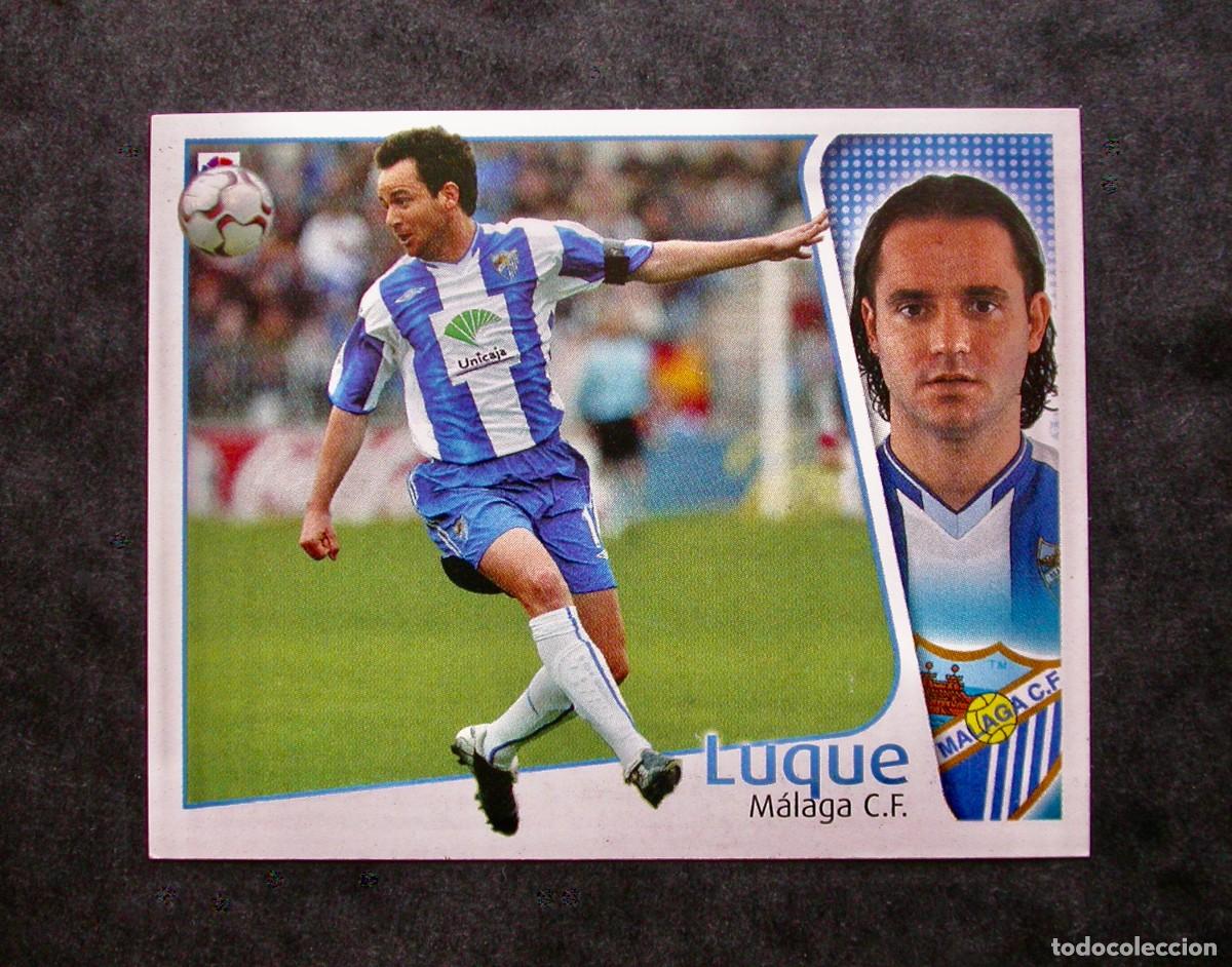 Cromos de f&uacute;tbol: LUQUE / M&Aacute;LAGA / EDICIONES ESTE LIGA 2004-2005 04-05 / NUNCA PEGADO