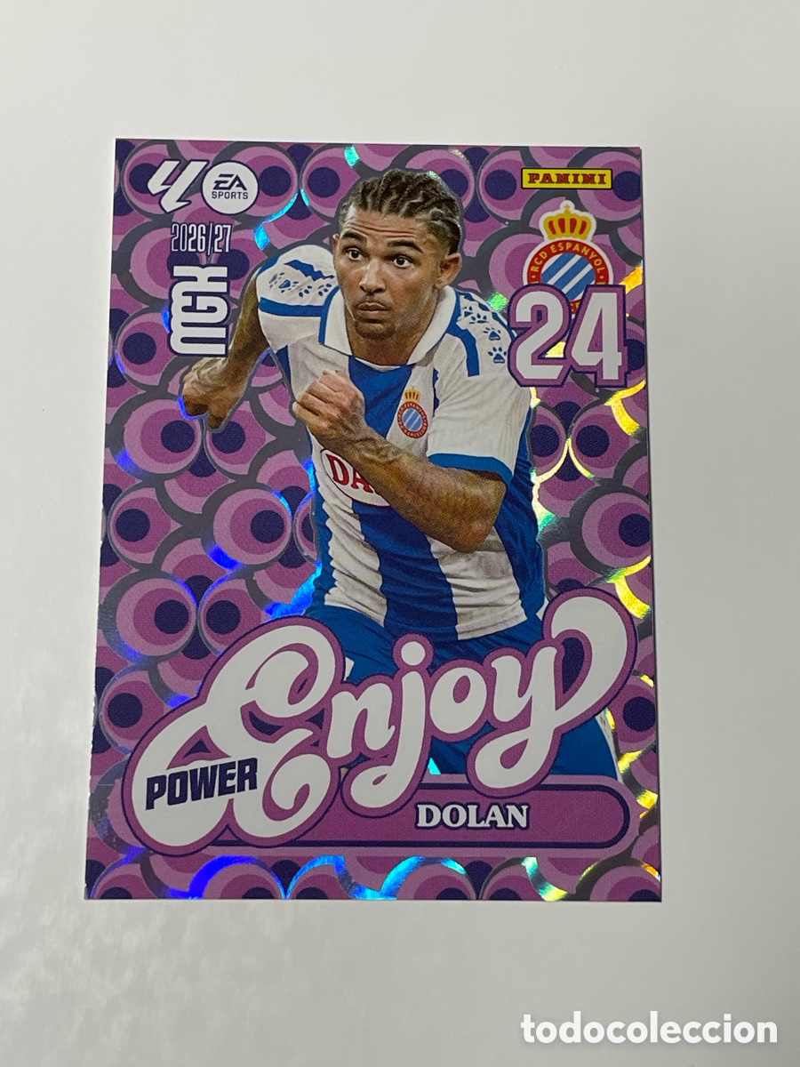 Cromos de f&uacute;tbol: Tyshys Dolan Espanyol Panini Megacracks 2026/27 Enjoy Power #382P