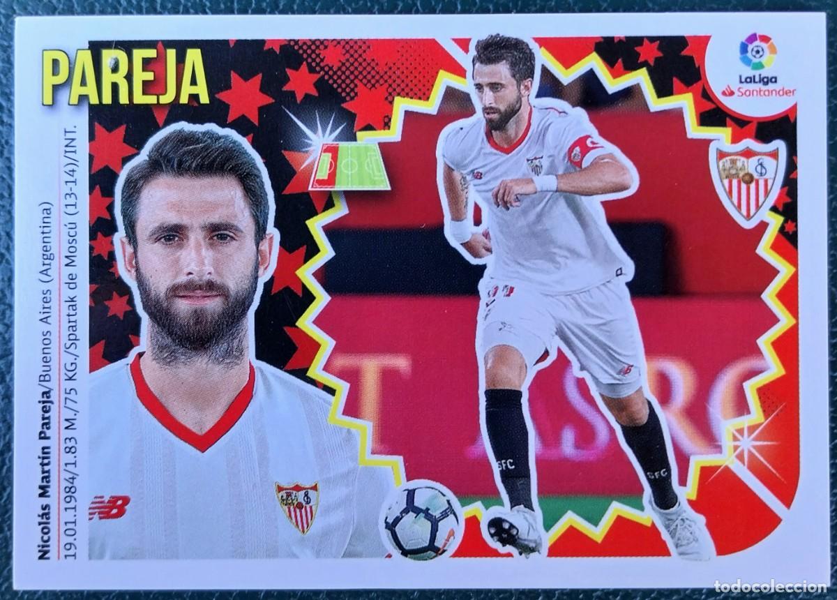 Cromos de f&uacute;tbol: 6 BIS PAREJA SEVILLA FC COLOCA CROMOS ALBUM EDICIONES ESTE 2018 2019 18 19