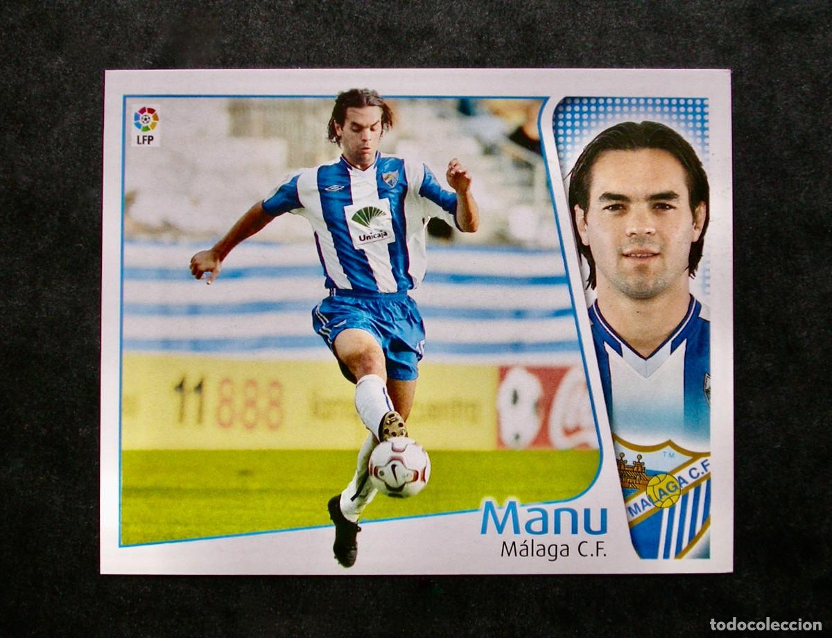 Cromos de f&uacute;tbol: MANU / M&Aacute;LAGA / EDICIONES ESTE LIGA 2004-2005 04-05 / NUNCA PEGADO