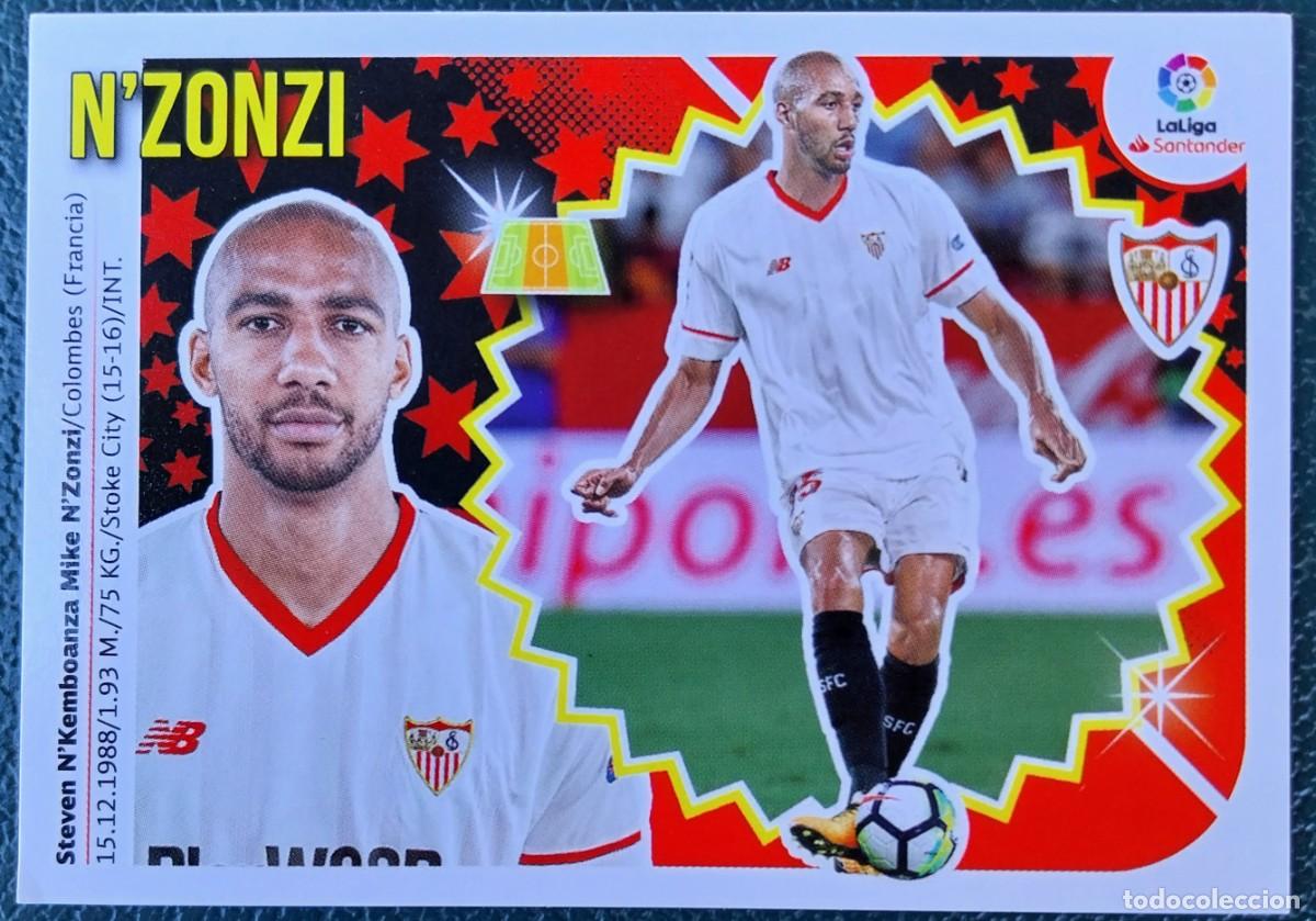 Cromos de f&uacute;tbol: 9 N'ZONZI SEVILLA FC CROMOS ALBUM EDICIONES ESTE 2018 2019 18 19
