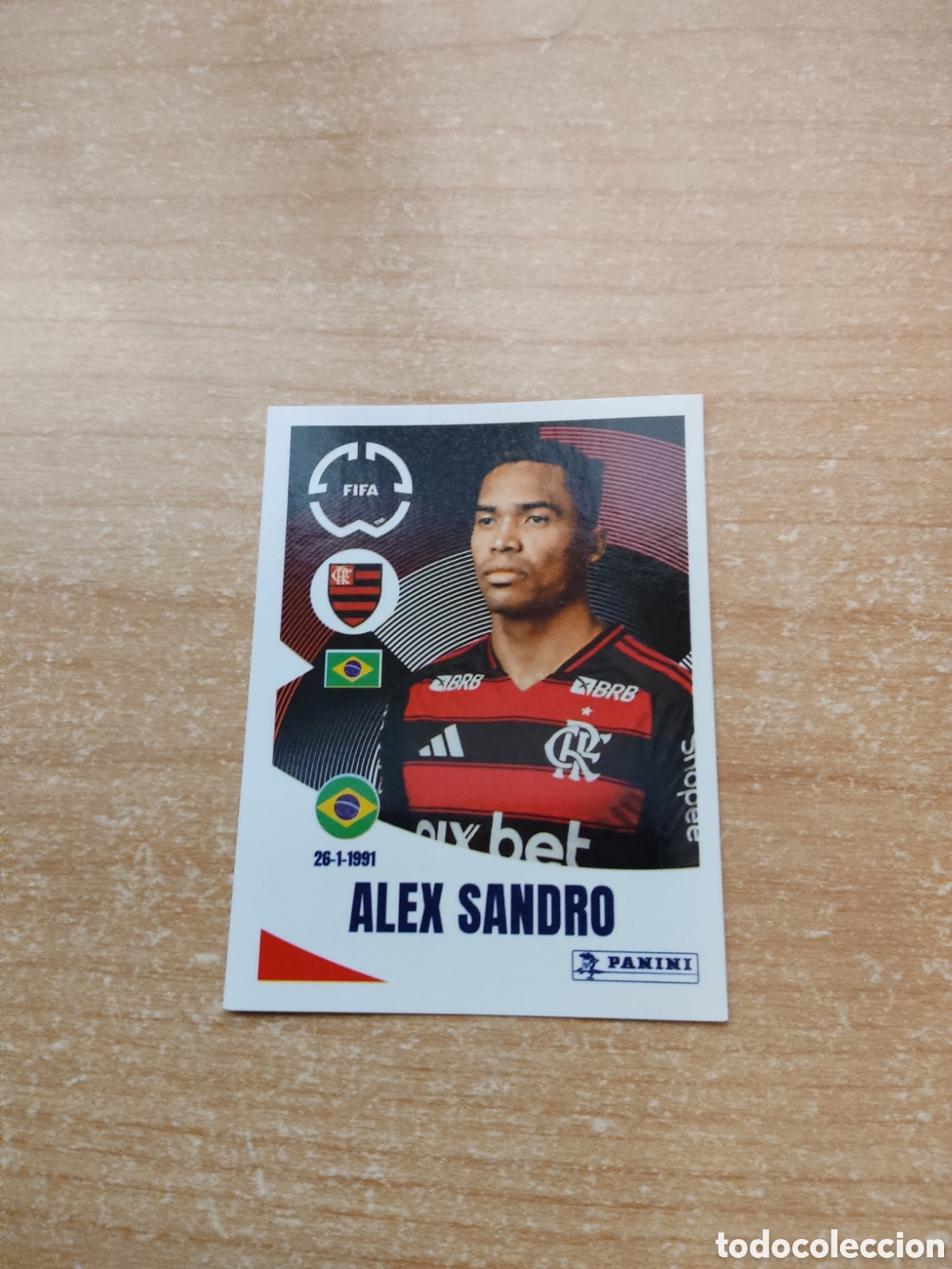 Cartes &agrave; collectionner de Football: 195 ALEX SANDRO FLAMENGO FIFA CLUB WORLD CUP 2025