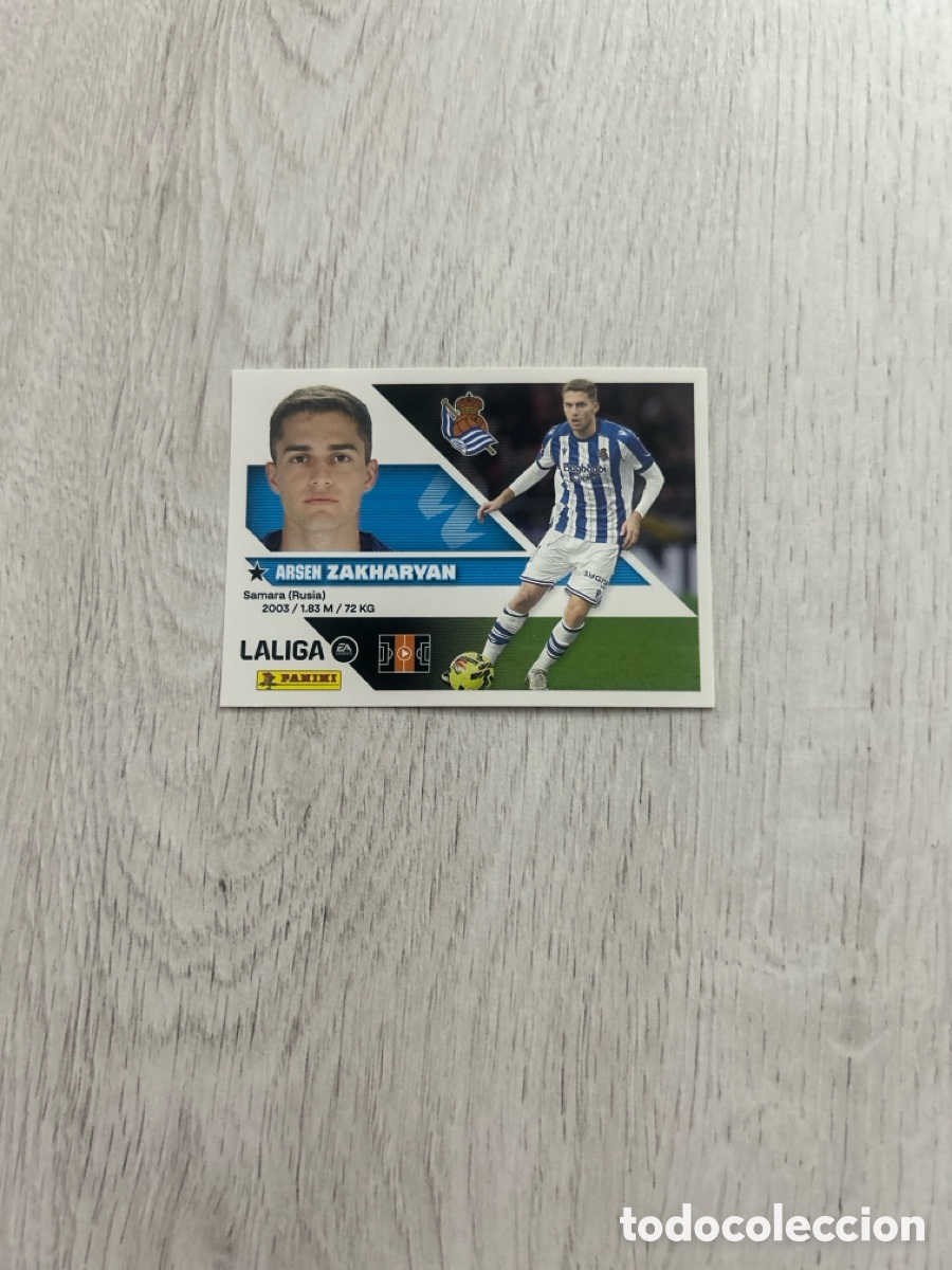 Cromos de f&uacute;tbol: Zakharyan 13B 13 B Real Sociedad Segunda 2 Edici&oacute;n Liga Este 2026/27 26-27 Panini