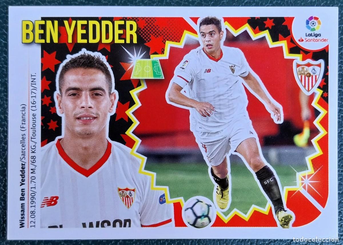 Cromos de f&uacute;tbol: 14 BEN YEDDER SEVILLA FC CROMOS ALBUM EDICIONES ESTE 2018 2019 18 19