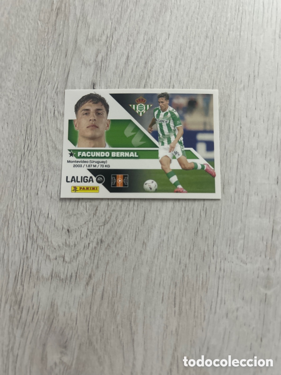 Cromos de f&uacute;tbol: Facundo Bernal 13 Betis Segunda 2 Edici&oacute;n Liga Este 2026/27 26-27 Panini