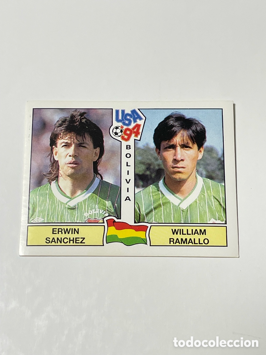 Cromos de f&uacute;tbol: Erwin S&aacute;nchez - William Ramallo Bolivia Panini USA &lsquo;94 #232