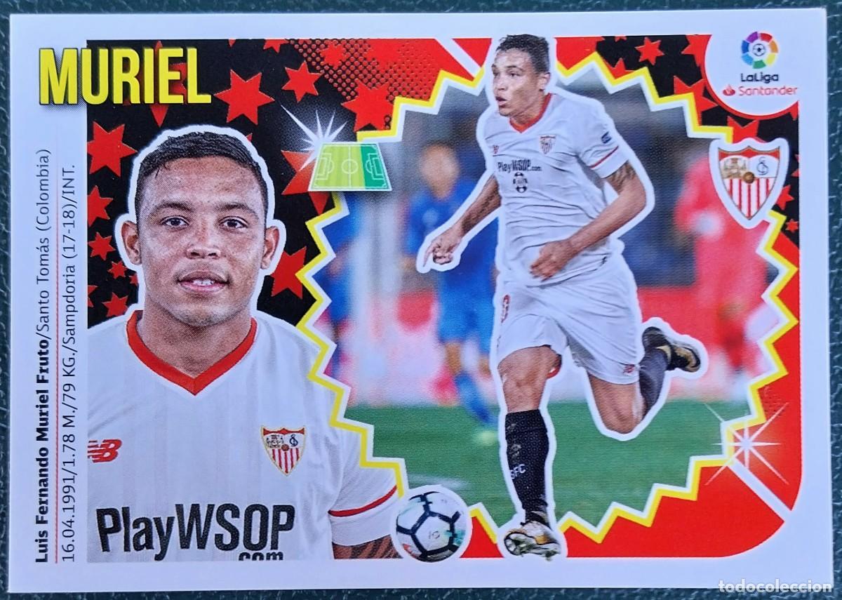Cromos de f&uacute;tbol: 15 MURIEL SEVILLA FC CROMOS ALBUM EDICIONES ESTE 2018 2019 18 19