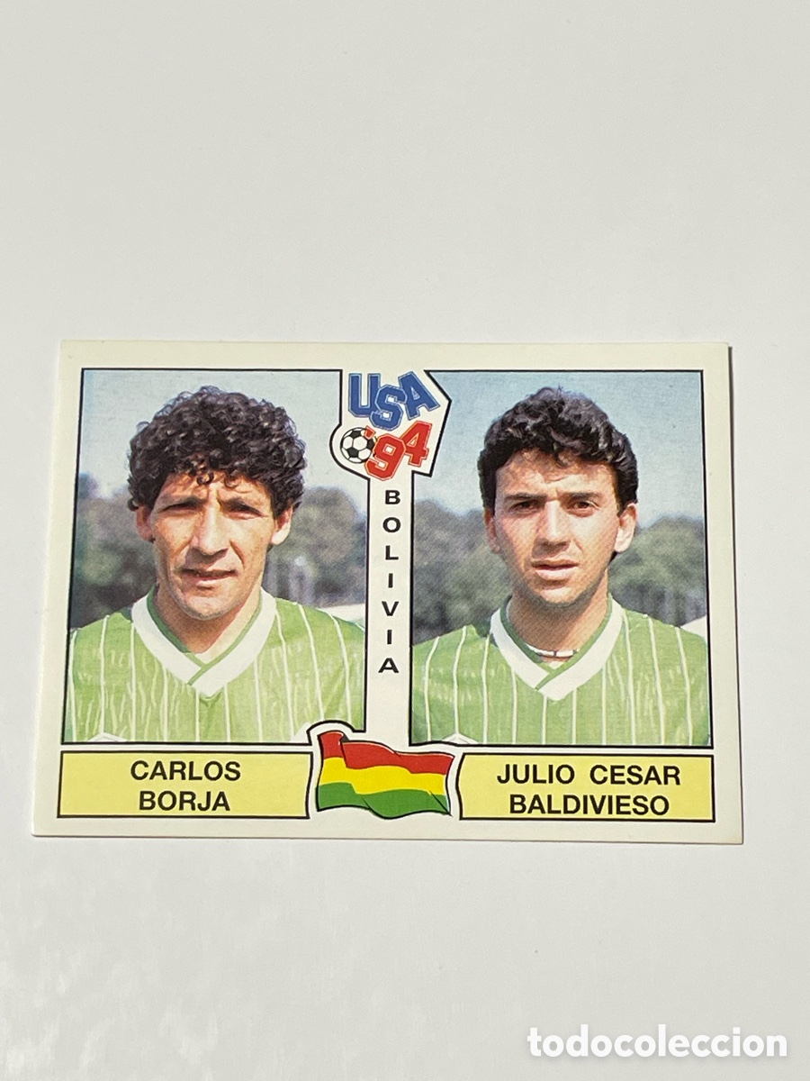 Cromos de f&uacute;tbol: Carlos Borja - Julio C&eacute;sar Baldivieso Bolivia Panini USA &lsquo;94 #229