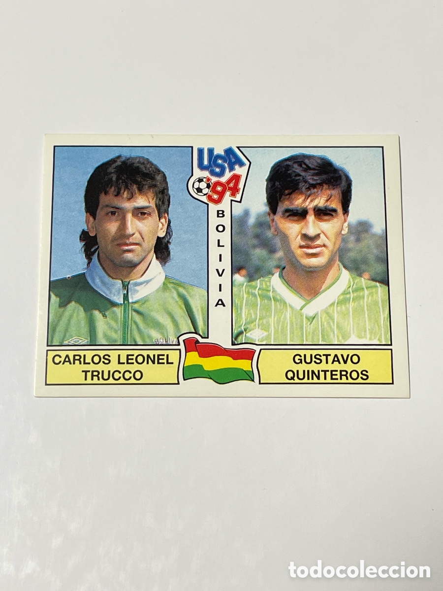 Cromos de f&uacute;tbol: Carlos Trucco - Gustavo Quinteros Bolivia USA &lsquo;94 #226