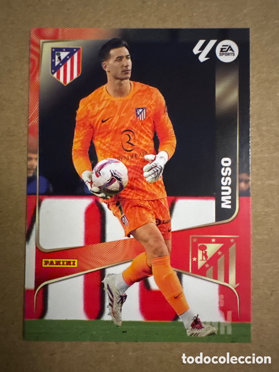 Cromos de f&uacute;tbol: # 57 Musso Atl&eacute;tico de Madrid Megacracks 25 26 2025 2026 MGK