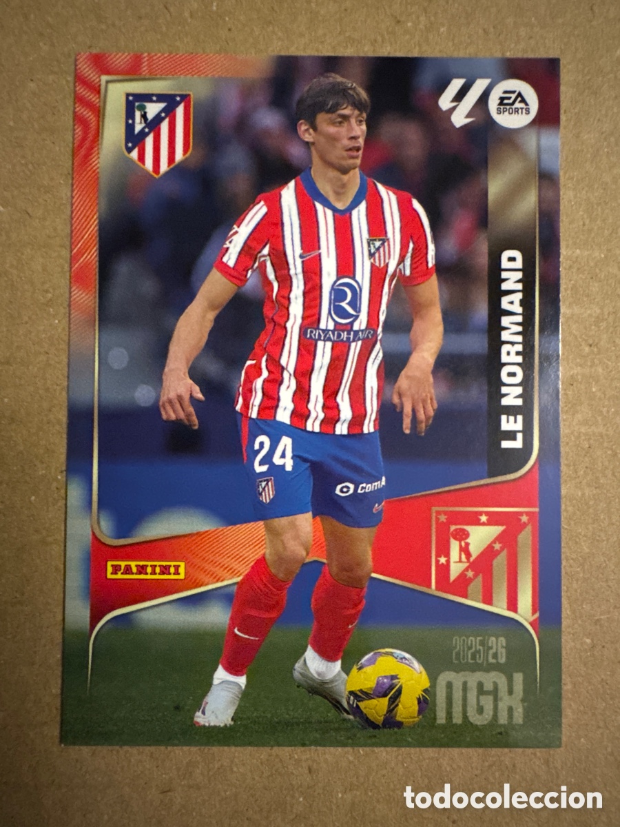 Cromos de f&uacute;tbol: # 60 Le Normand Atl&eacute;tico de Madrid Megacracks 25 26 2025 2026 MGK