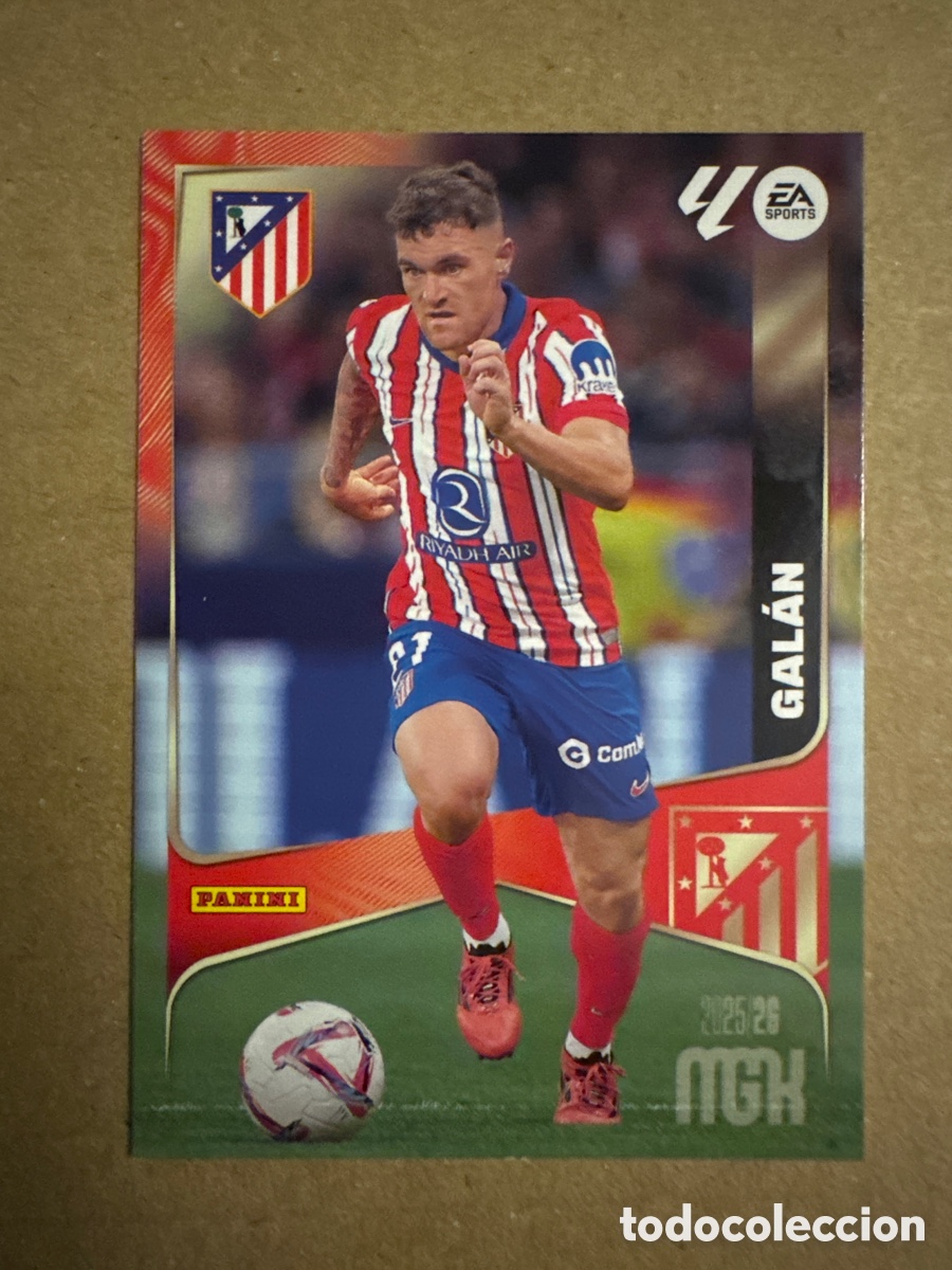 Cromos de f&uacute;tbol: # 62 Gal&aacute;n Atl&eacute;tico de Madrid Megacracks 25 26 2025 2026 MGK