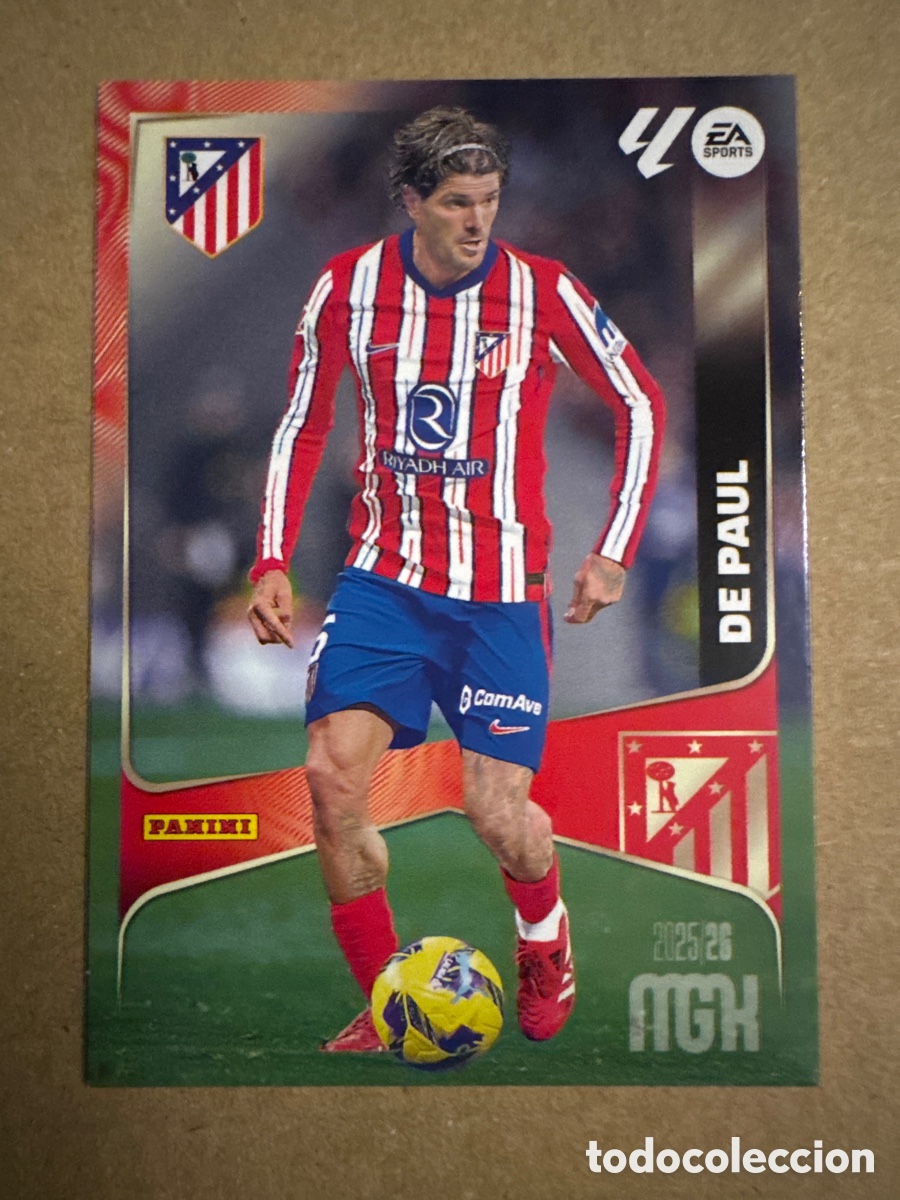 Cromos de f&uacute;tbol: # 64 De Paul Atl&eacute;tico de Madrid Megacracks 25 26 2025 2026 MGK
