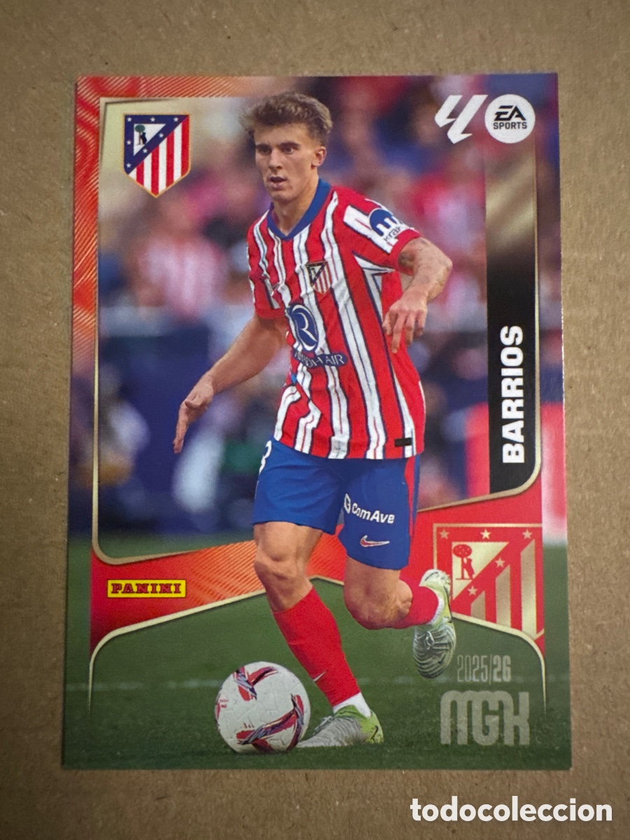 Cromos de f&uacute;tbol: # 65 Barrios Atl&eacute;tico de Madrid Megacracks 25 26 2025 2026 MGK