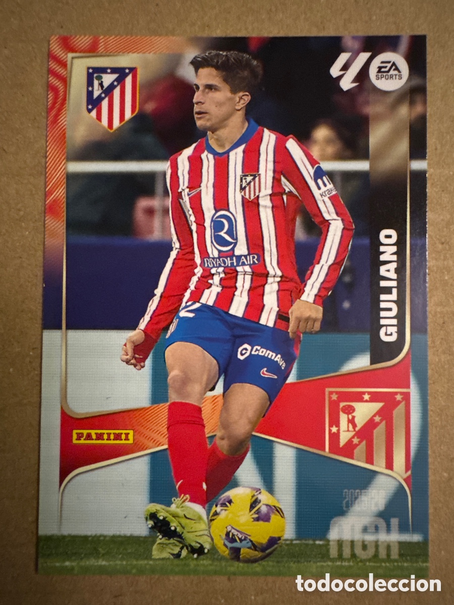 Cromos de f&uacute;tbol: # 69 Giuliano Simeone Atl&eacute;tico de Madrid Megacracks 25 26 2025 2026 MGK