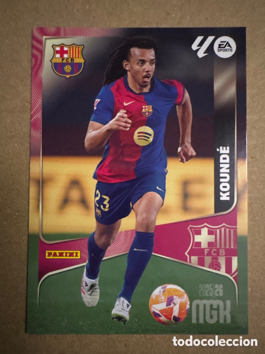 Cromos de f&uacute;tbol: # 76 Kound&eacute; FC Barcelona Megacracks 25 26 2025 2026 MGK