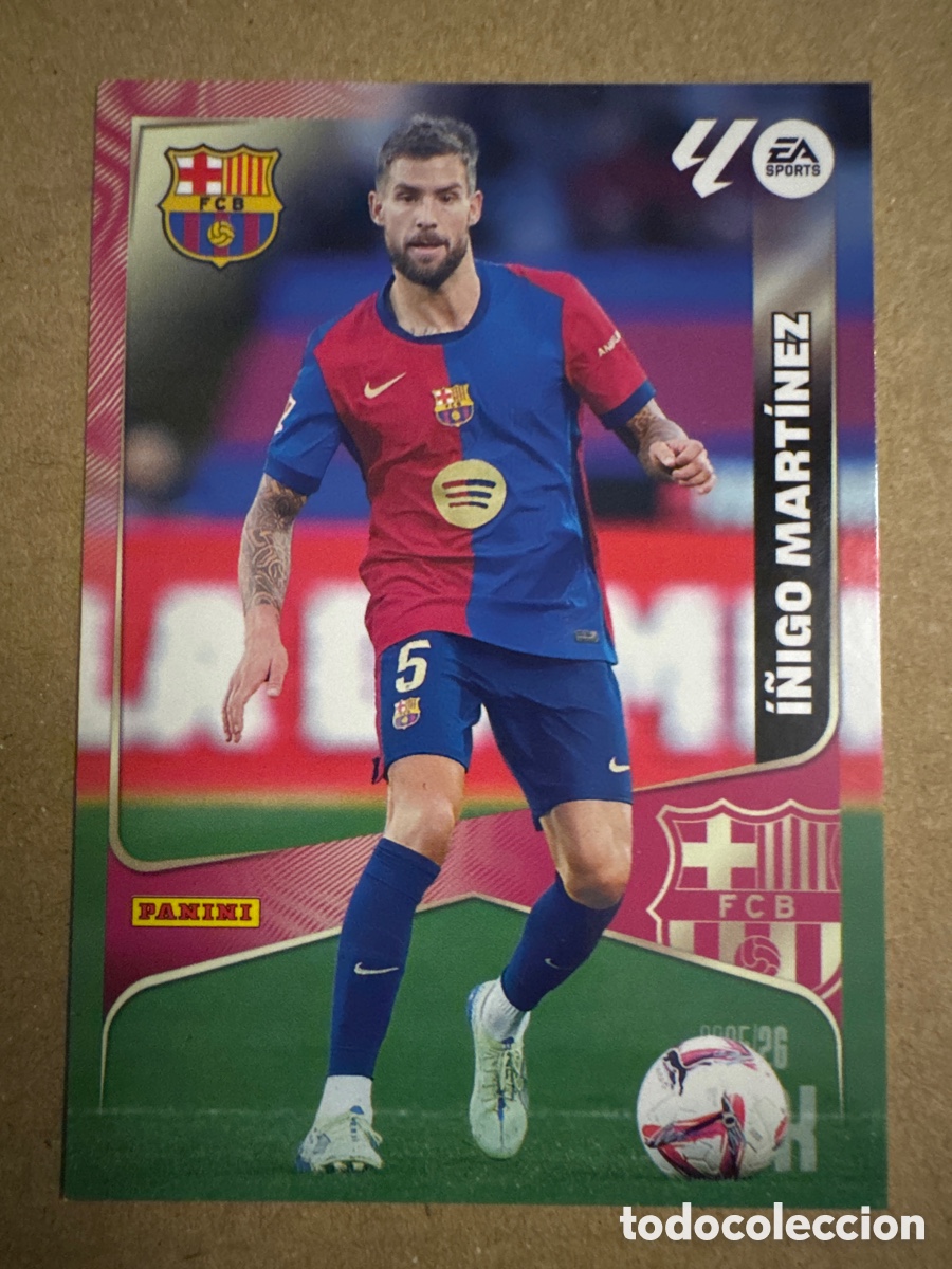 Cromos de f&uacute;tbol: # 79 I&ntilde;igo Mart&iacute;nez FC Barcelona Megacracks 25 26 2025 2026 MGK