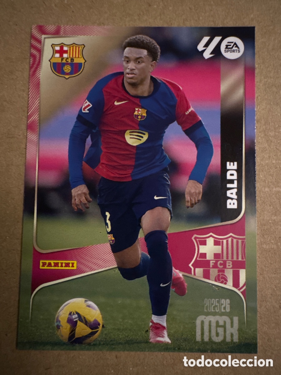 Cromos de f&uacute;tbol: # 81 Balde FC Barcelona Megacracks 25 26 2025 2026 MGK