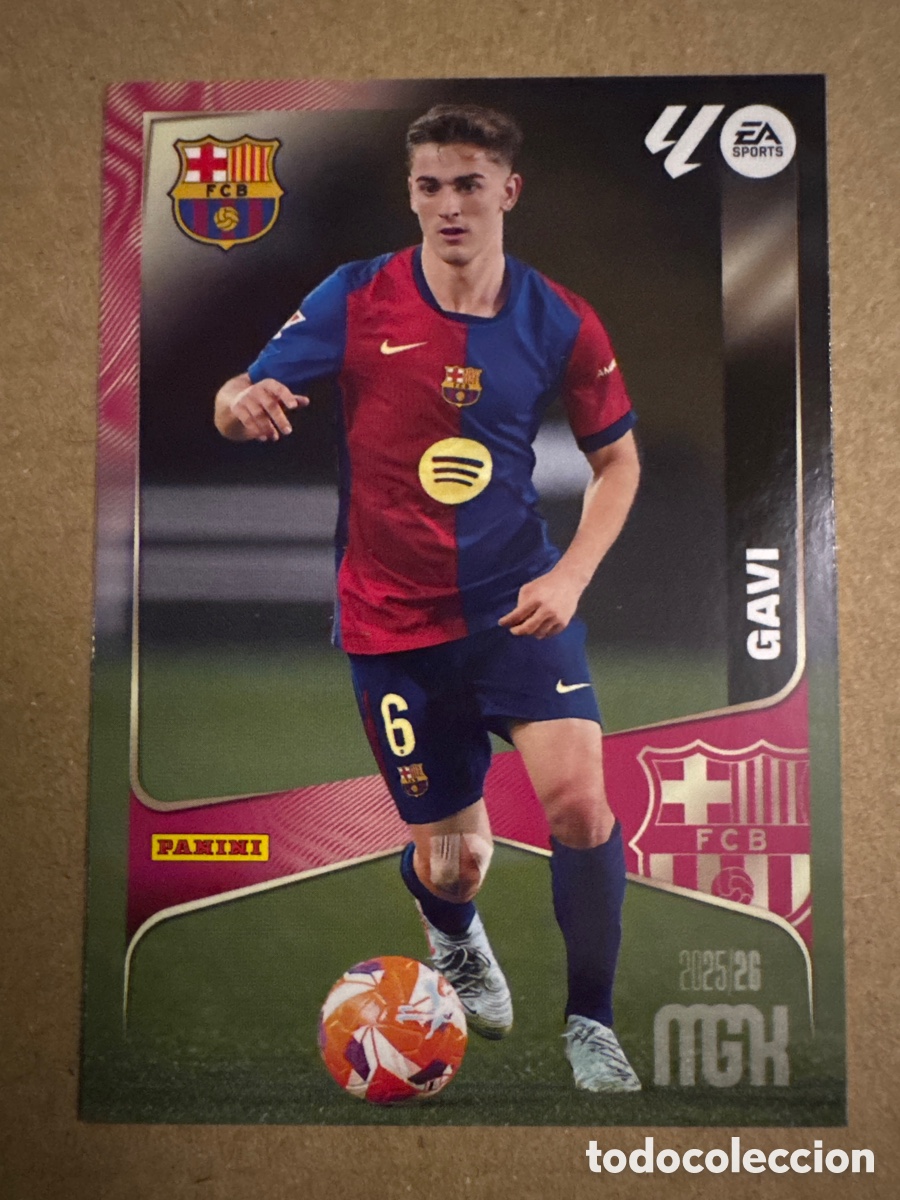 Cromos de f&uacute;tbol: # 85 Gavi FC Barcelona Megacracks 25 26 2025 2026 MGK