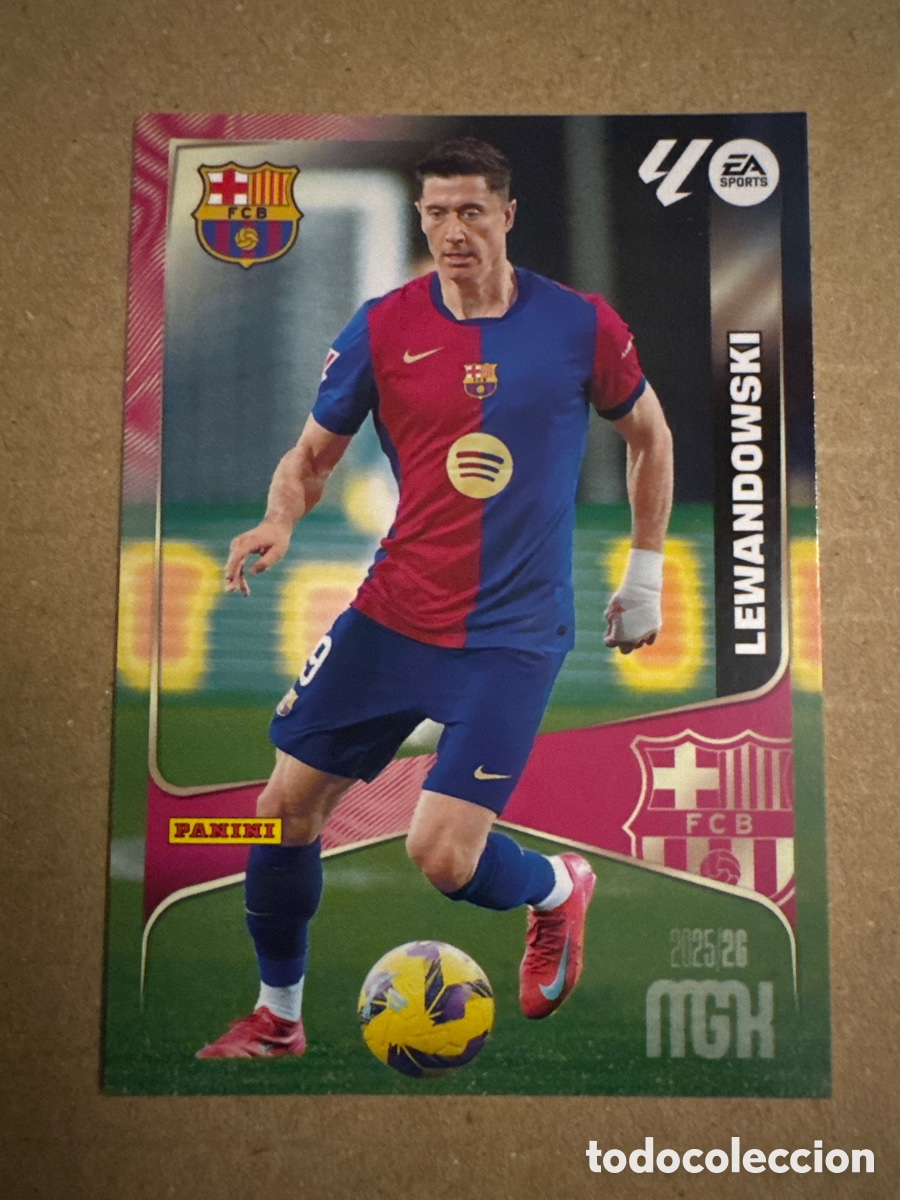 Cromos de f&uacute;tbol: # 89 Lewandowski FC Barcelona Megacracks 25 26 2025 2026 MGK