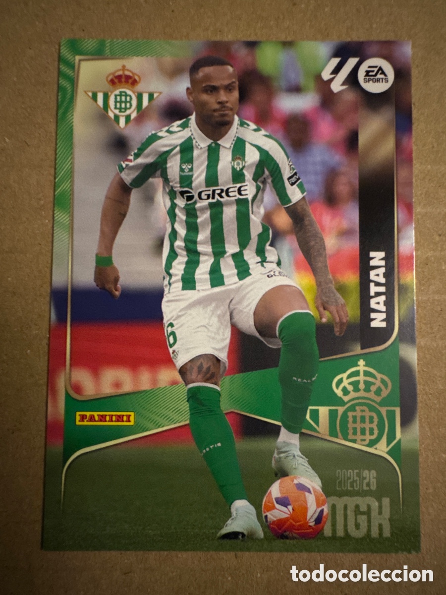 Cromos de f&uacute;tbol: # 97 Natan Real Betis Megacracks 25 26 2025 2026 MGK