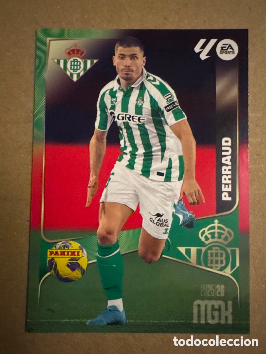 Cromos de f&uacute;tbol: # 98 Perraud Real Betis Megacracks 25 26 2025 2026 MGK