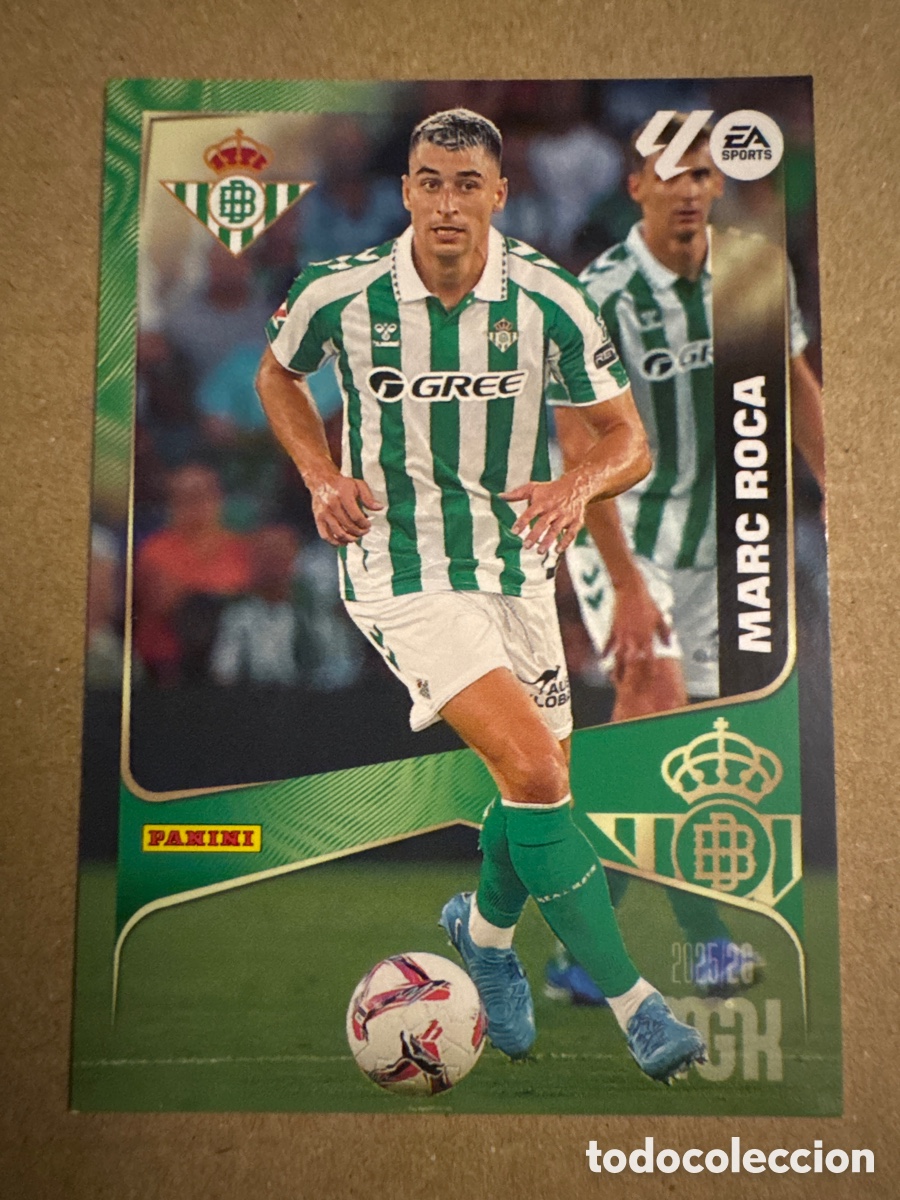 Cromos de f&uacute;tbol: # 99 Marc Roca Real Betis Megacracks 25 26 2025 2026 MGK
