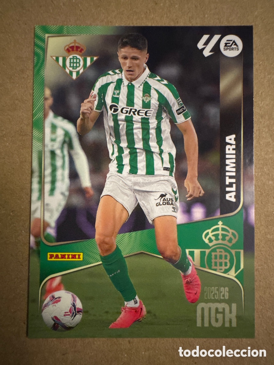 Cromos de f&uacute;tbol: # 100 Altimira Real Betis Megacracks 25 26 2025 2026 MGK