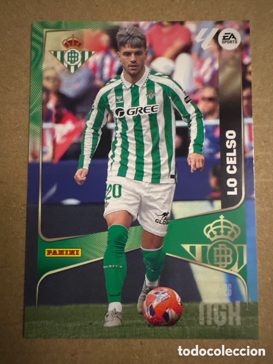 Cromos de f&uacute;tbol: # 101 Lo Celso Real Betis Megacracks 25 26 2025 2026 MGK