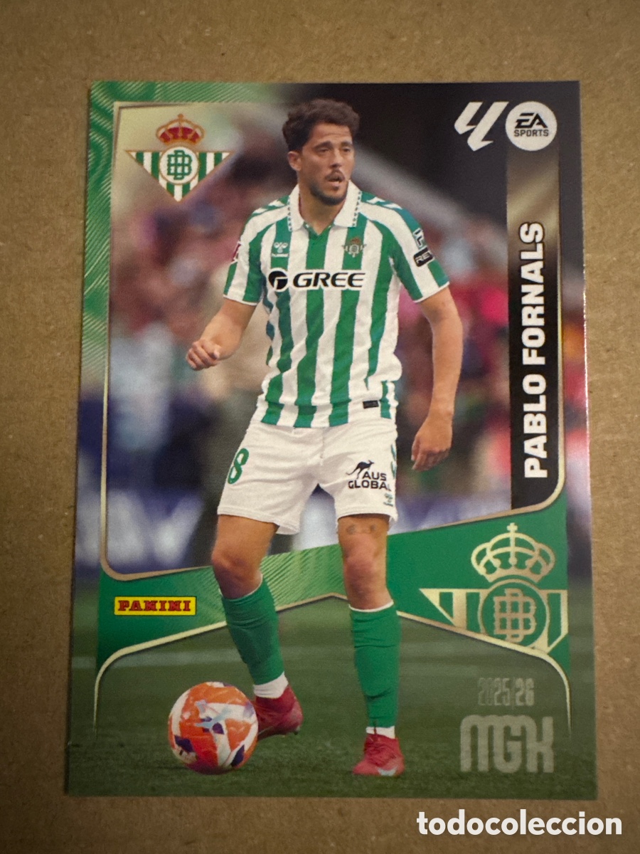 Cromos de f&uacute;tbol: # 102 Pablo Fornals Real Betis Megacracks 25 26 2025 2026 MGK