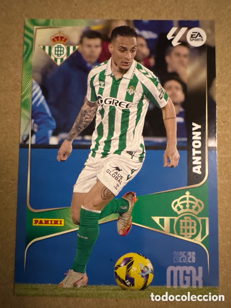 Cromos de f&uacute;tbol: # 105 Antony Real Betis Megacracks 25 26 2025 2026 MGK