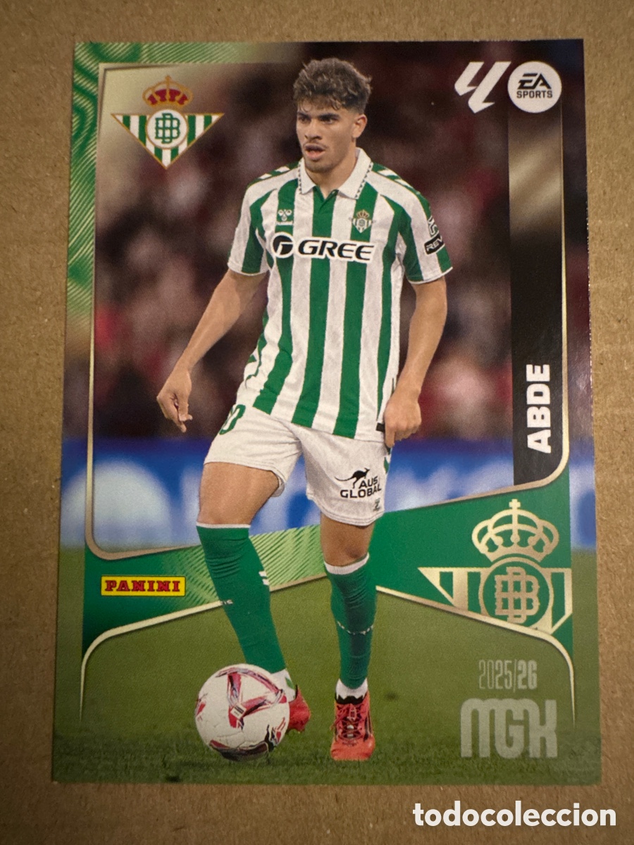 Cromos de f&uacute;tbol: # 107 Abde Real Betis Megacracks 25 26 2025 2026 MGK