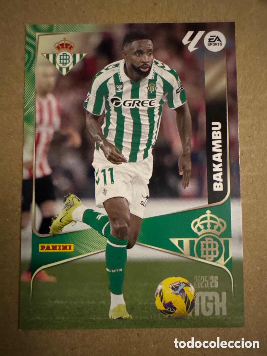 Cromos de f&uacute;tbol: # 108 Bakambu Real Betis Megacracks 25 26 2025 2026 MGK