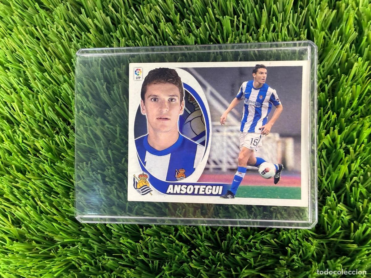 Cromos de f&uacute;tbol: N&ordm; 4B Ansotegui Real Sociedad Liga Este 12 13