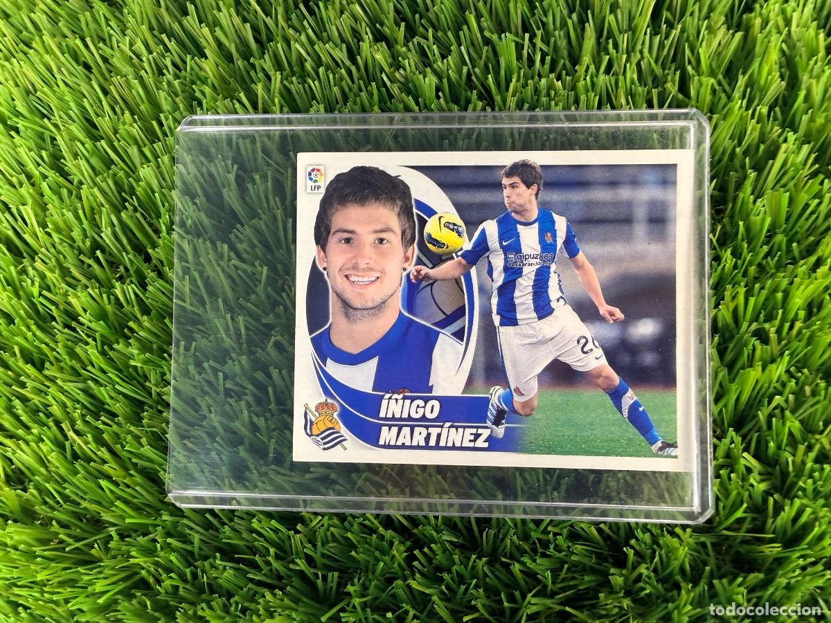 Cromos de f&uacute;tbol: N&ordm; 5 &Iacute;&ntilde;igo Mart&iacute;nez Real Sociedad Liga Este 12 13