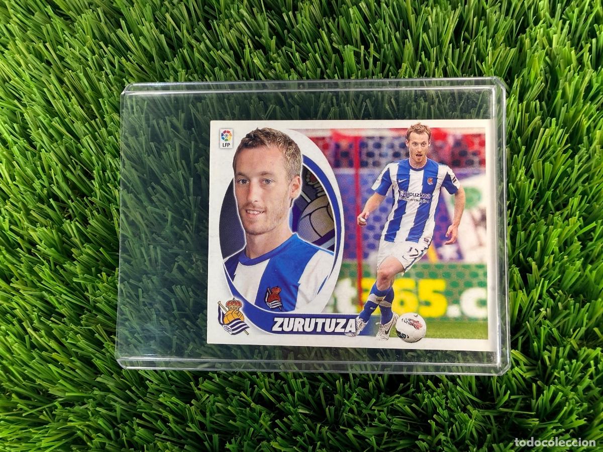Cromos de f&uacute;tbol: N&ordm; 12 Zurutuza Real Sociedad Liga Este 12 13