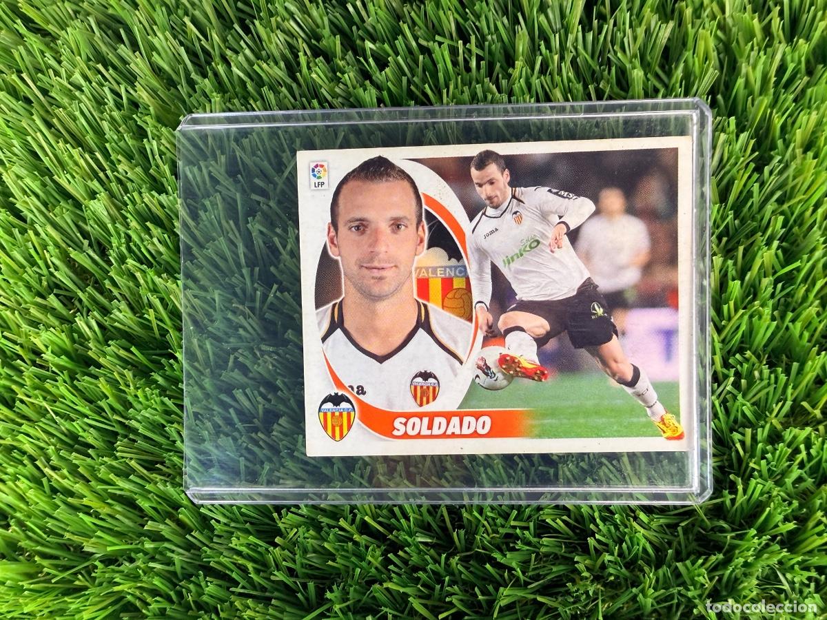 Cromos de f&uacute;tbol: N&ordm; 16 Soldado Valencia CF Liga Este 12 13
