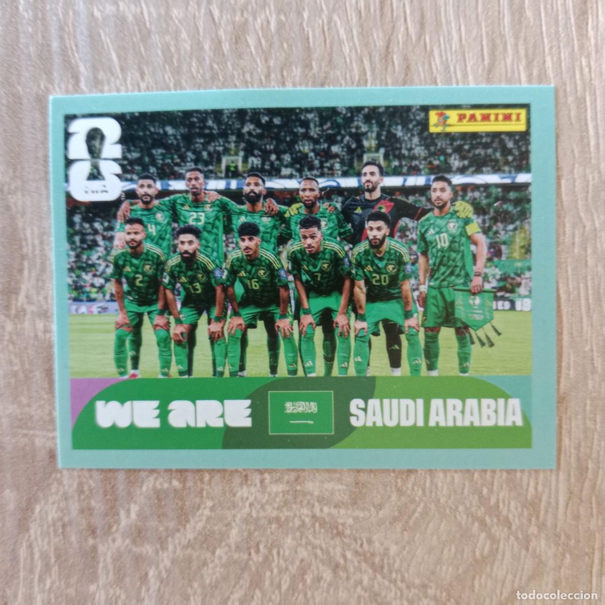 Cromos de f&uacute;tbol: ARABIA SAUDITA , EQUIPO ,STICKER CROMO N&ordm; KSA 13 , FIFA WORLD CUP 2026 - PANINI - A&Ntilde;O 2026.