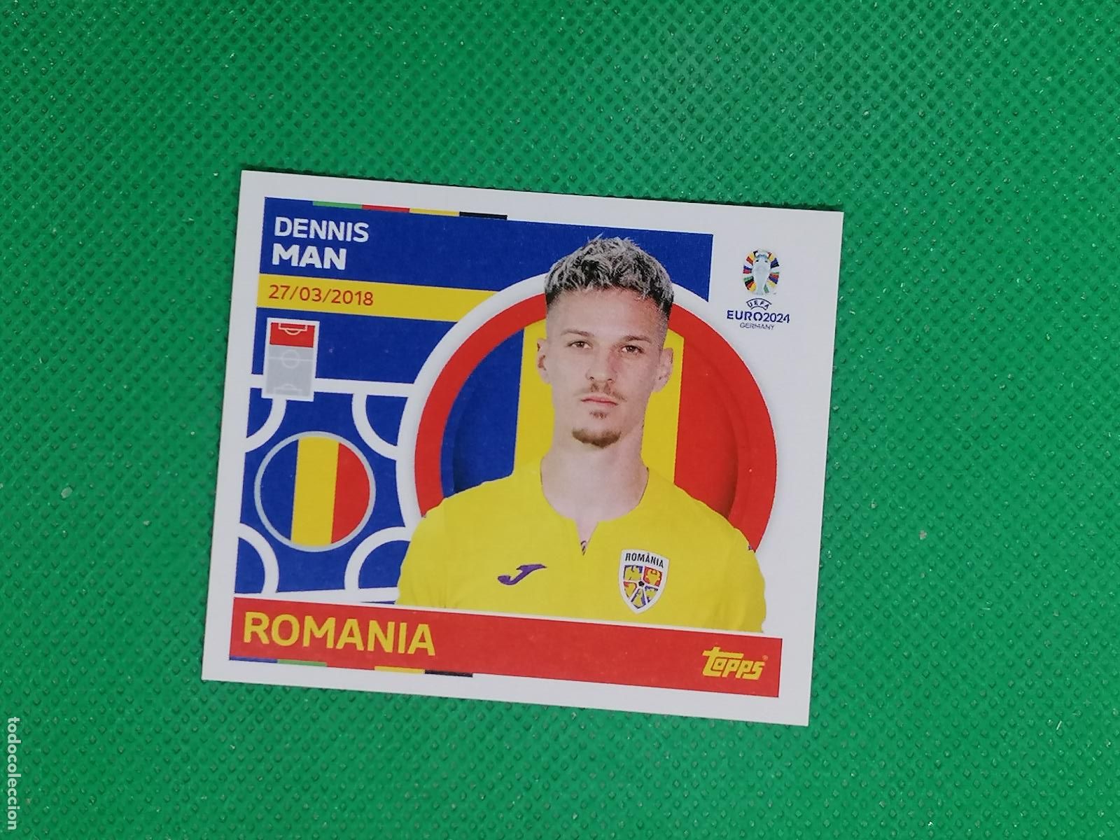 Cromos de f&uacute;tbol: ROM 21 ROM21 DENIS MAN RUMANIA ⚽ TOPPS EURO 2024 24 GERMANY STICKERS ⚽