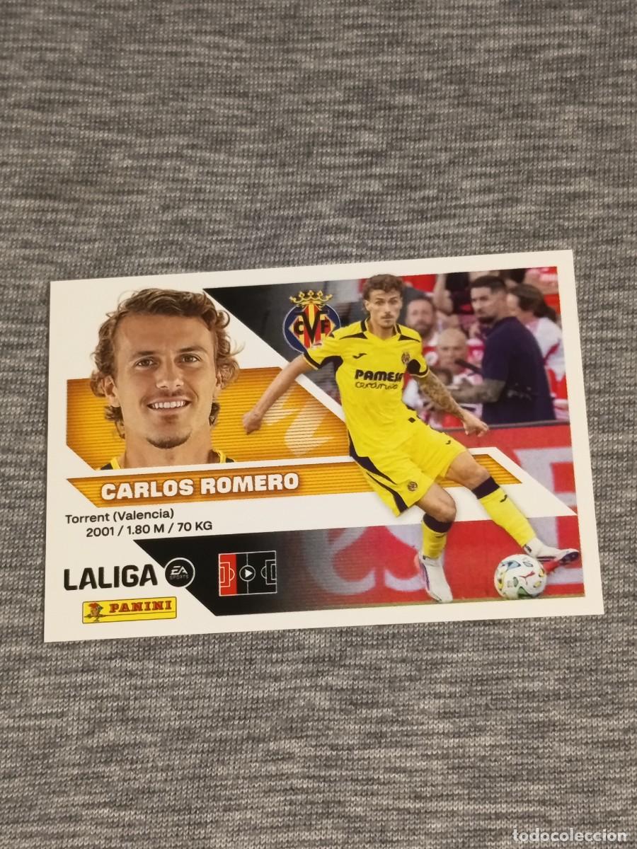 Cromos de f&uacute;tbol: Liga este 26 27 Panini CALOS ROMERO FICHAJE N&deg;4 VILLARREAL nuevo
